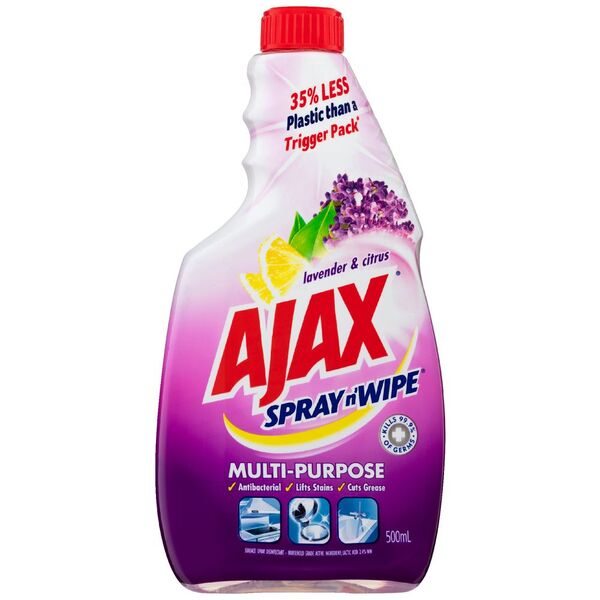 Ajax spray n' wipe - Lavender&citrus 500ml (9300632064144)